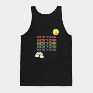 NY PRIDE RETRO STICKERS Tank Top